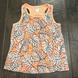 Oshkosh Bigosh tank orange with leaf print
